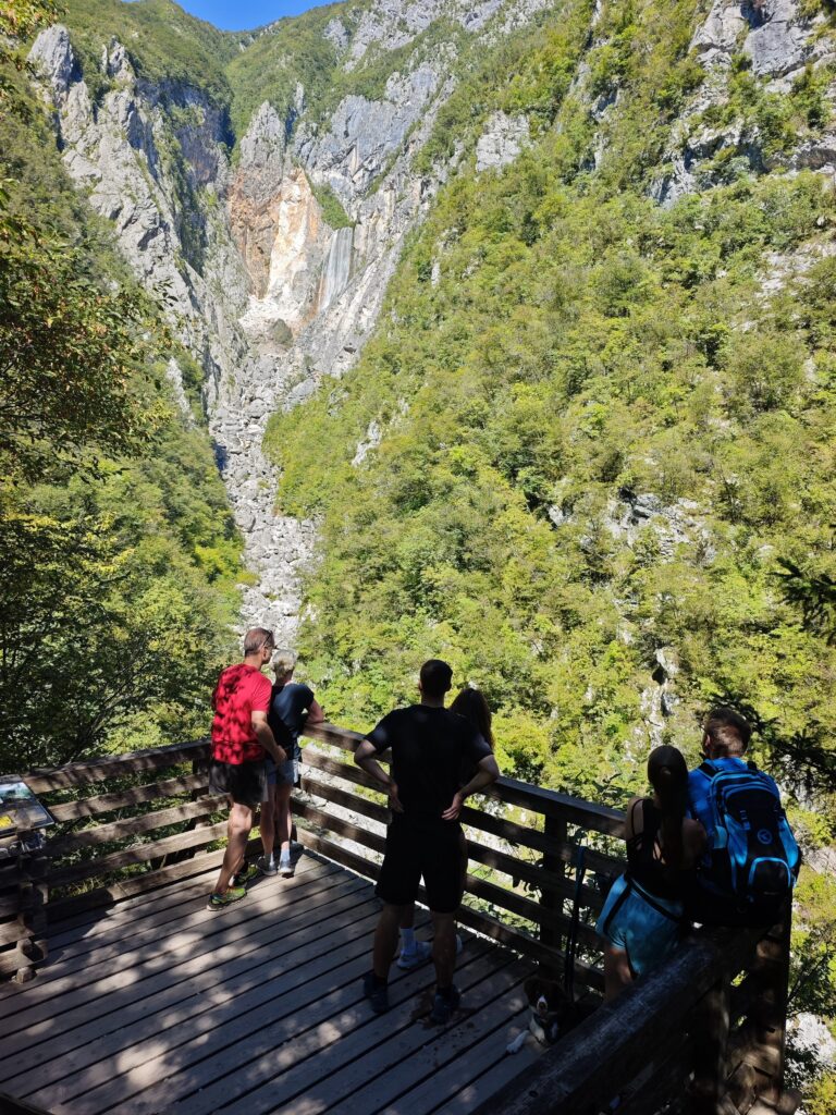 Boka Wasserfall im Nationalpark Triglav
