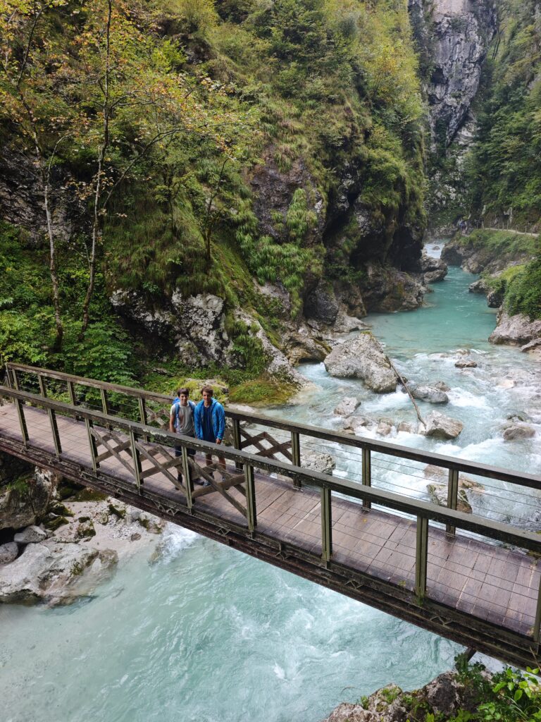 Tolminer Klamm im Nationalpark Triglav